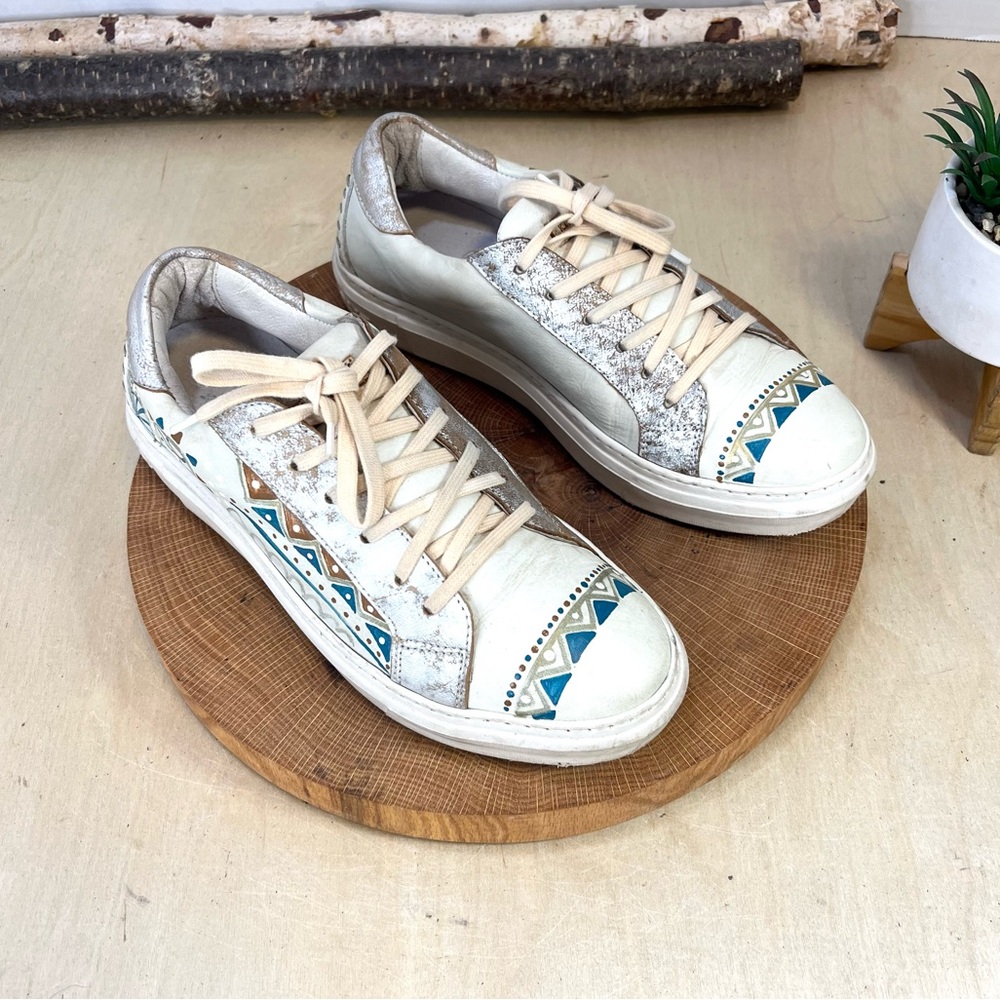 Karma of Charme | Hand Painted Sneakers Size 38/7.5-8